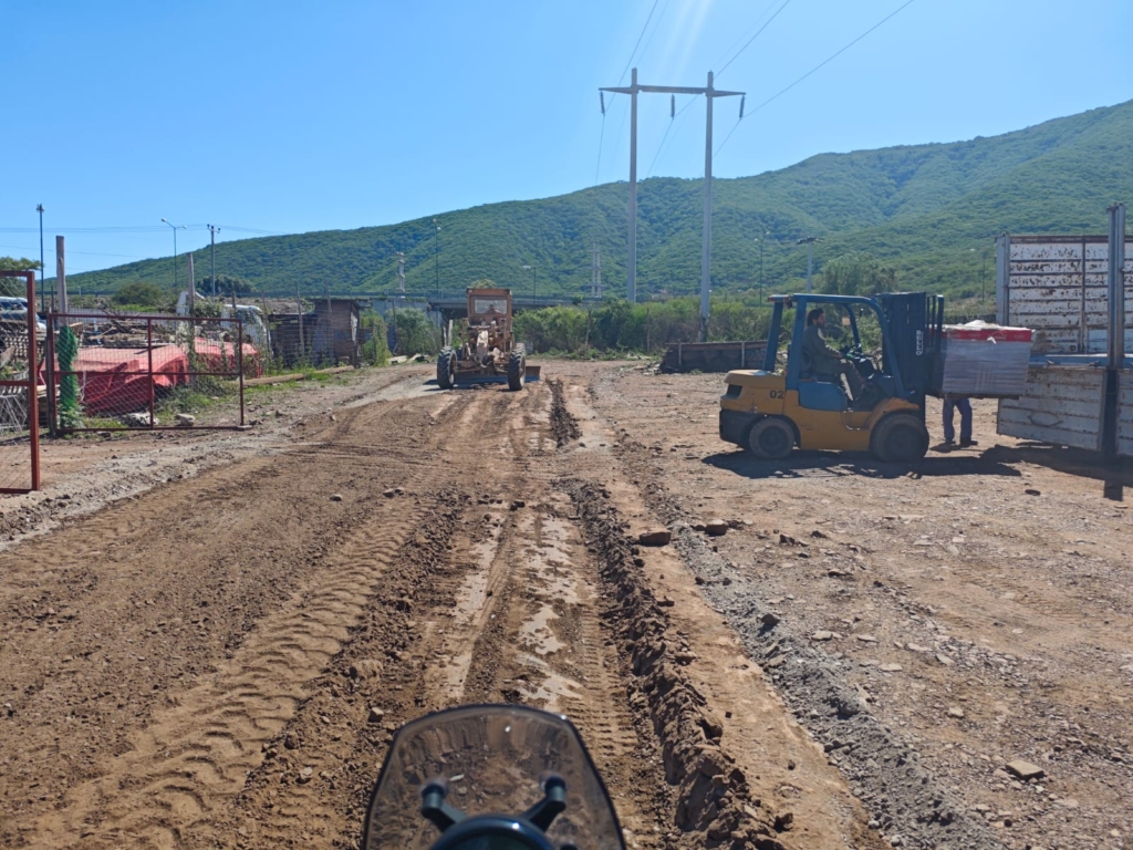 Obras en las calles 1, 2 y 3 del Parque Industrial